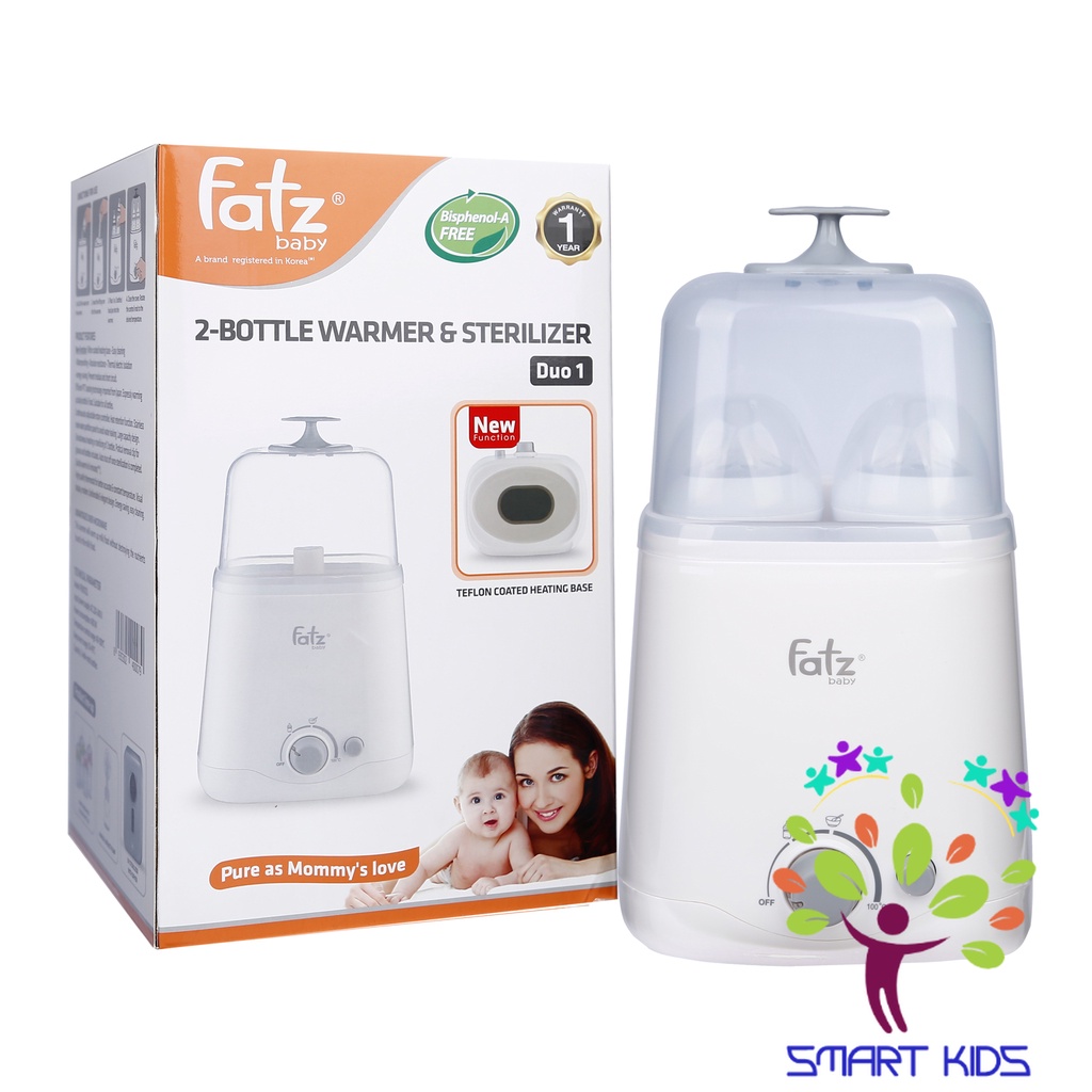 MÁY HÂM SỮA HAI BÌNH CỔ RỘNG DOU 1 FATZ BABY FB3012SL