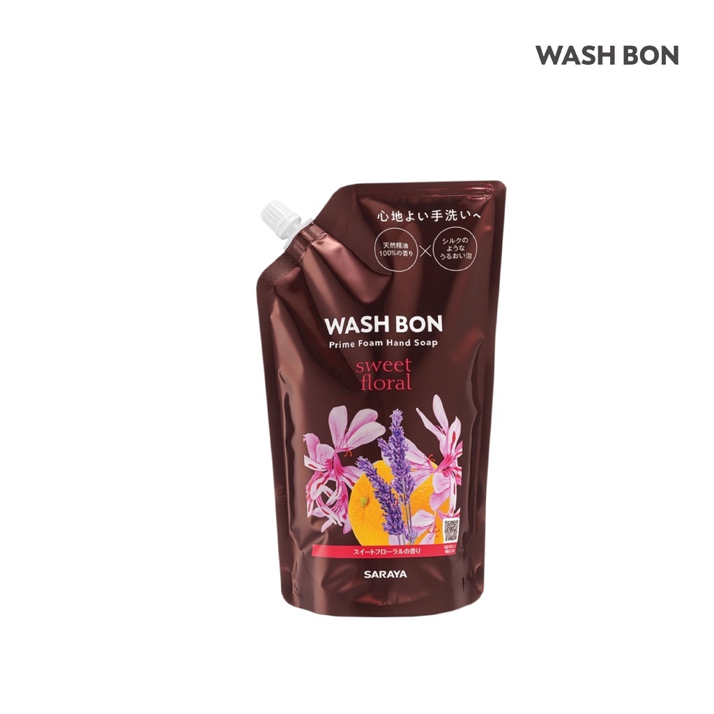 Xà Phòng Rửa Tay Tạo Bọt Wash Bon Hương Hoa Dịu Ngọt