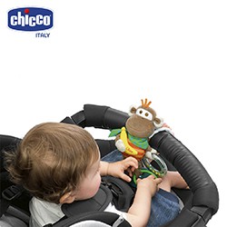 Nghệ sĩ xiếc khỉ treo xe đẩy Chicco