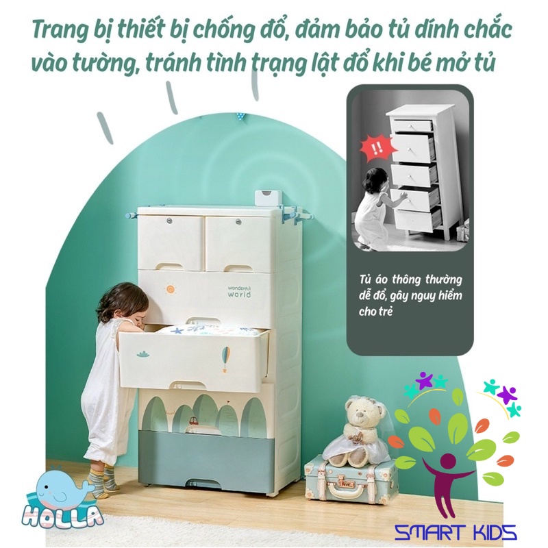 Tủ ngăn kéo 5 tầng Holla HL-09135