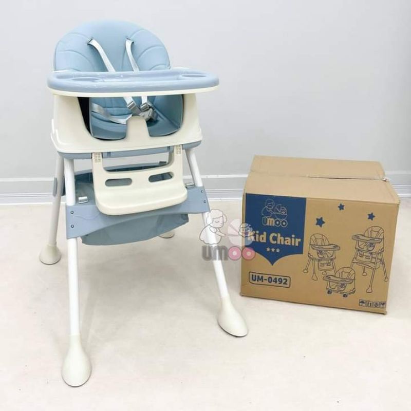 Ghế ăn dặm Umoo UM-0492 mẫu to bản nâng cấp