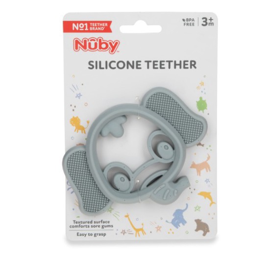 Gặm nướu Nuby Silicon siêu mềm dành cho bé từ 3 tháng tuổi trở lên