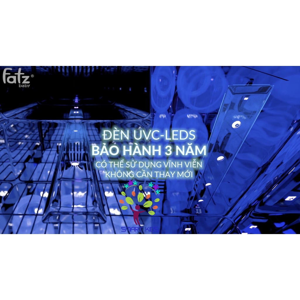 MÁY TIỆT TRÙNG SẤY KHÔ UVC - LED FATZ BABY - 22L - QUEEN 2 - FB4707CY