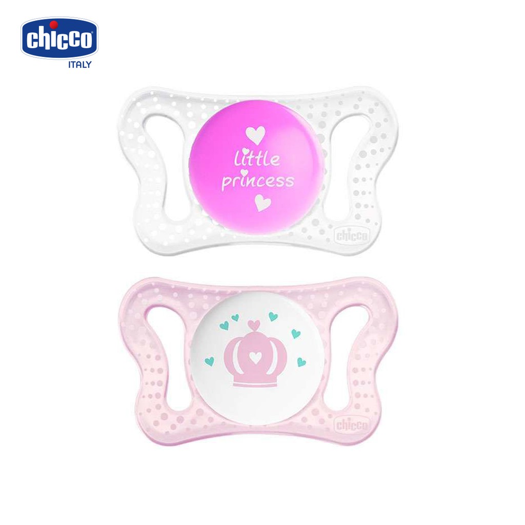 Bộ 2 ti giả chuyên biệt cho trẻ sơ sinh Chicco Micro 0-2m