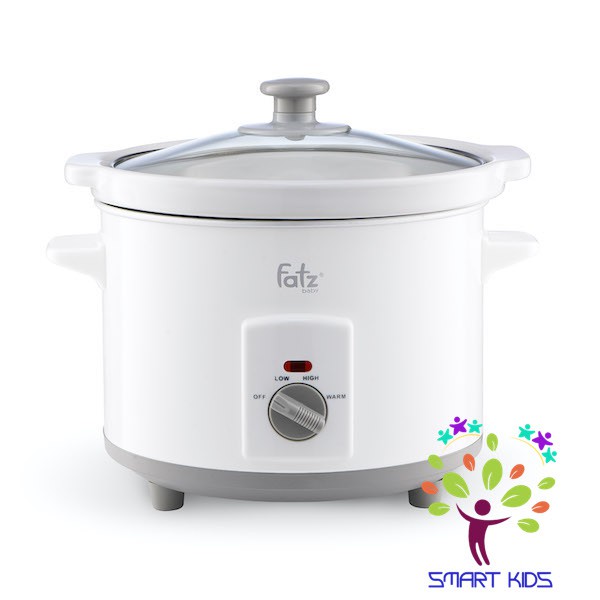 NỒI NẤU CHẬM FATZ BABY - SLOW 1 SLOW 3 - FB9015MH FB9025MH (MÀU TRẮNG)
