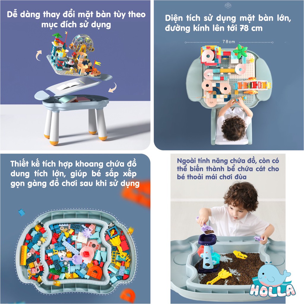 Bộ bàn ghế đa năng Holla HL-10110