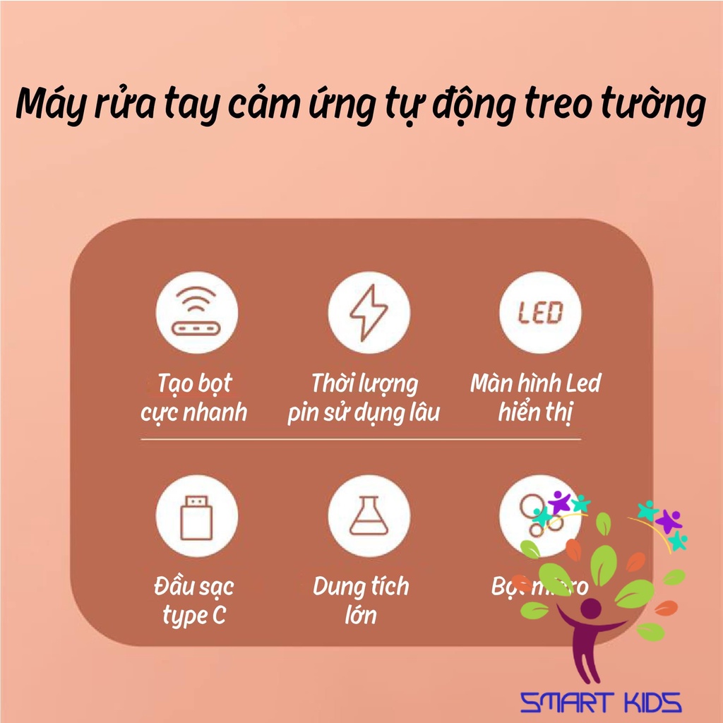 Máy rửa tay tạo bọt cảm ứng PM-11137