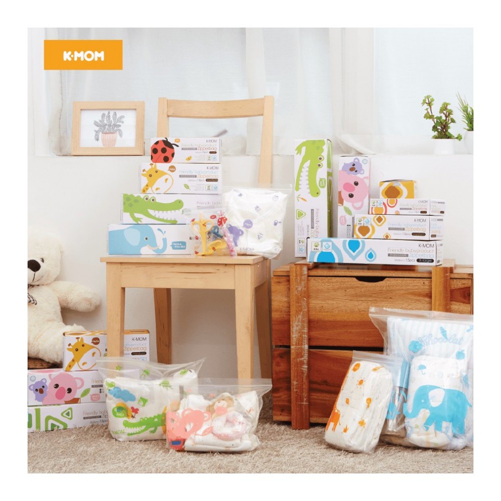 TÚI ZIP ĐỰNG ĐỒ K-MOM (MIX SIZE - 80C)