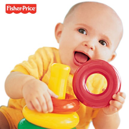 Tháp cầu vồng Fisher Price-Rock a Stack