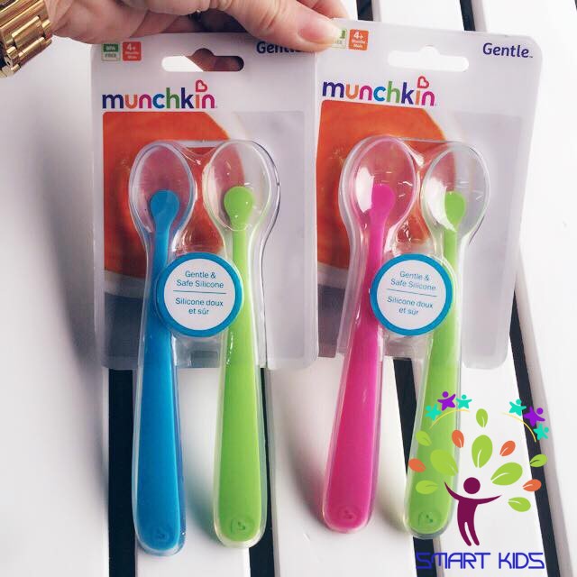 BỘ 2 THÌA SILICONE MUNCHKIN