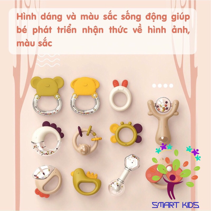 Set Xúc Xắc Chuột Pomo Cao Cấp Cho Bé PM-10110