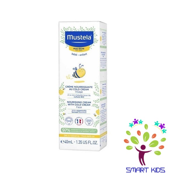 Kem dưỡng da mặt danh cho da khô MUSTELA Nourishing Cream With Cold Cream 40ML