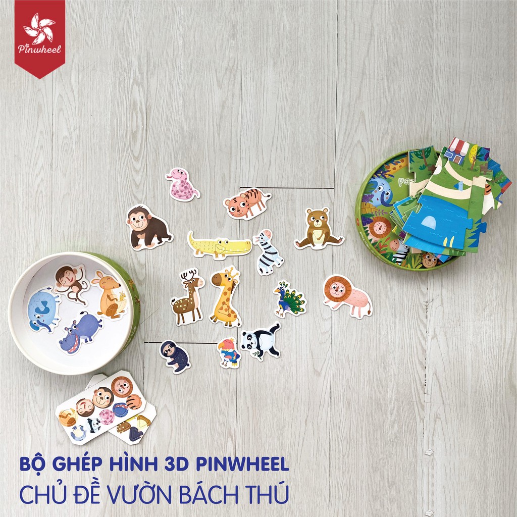 Bộ ghép hình 3D Pinwheel
