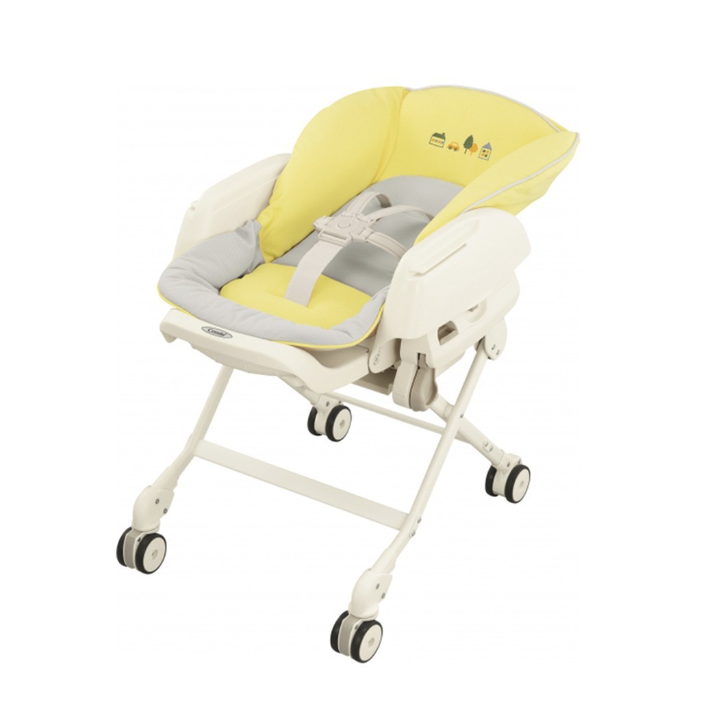 Ghế nôi đa năng rung tự động Nemulila Combi vàng ghi
