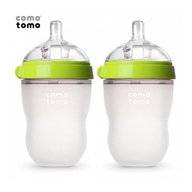 Bộ 2 bình sữa Comotomo chính hãng 150/250ml