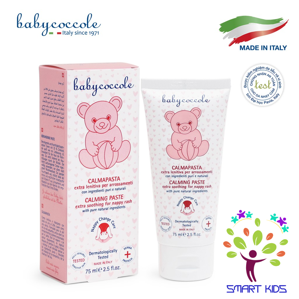 Kem ngăn ngừa hăm BABYCOCCOLE chiết xuất hoa cúc, Pathenol và ZnO 0M+ 75ml