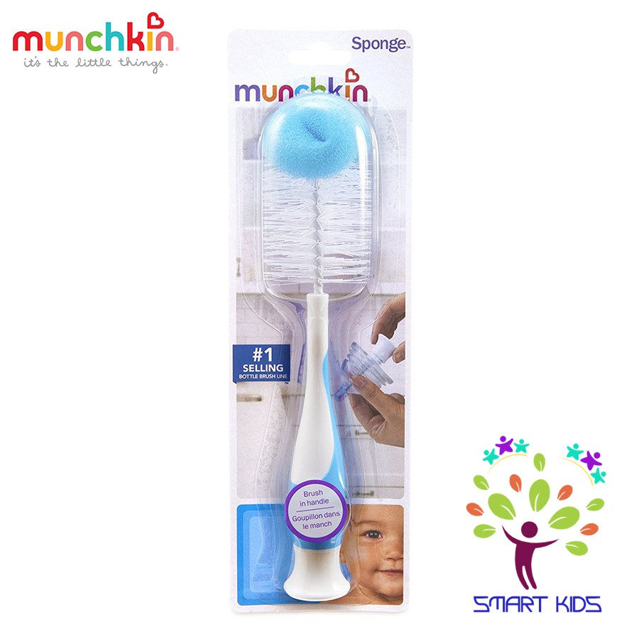 Cọ Bình Sữa Có Mút Munchkin