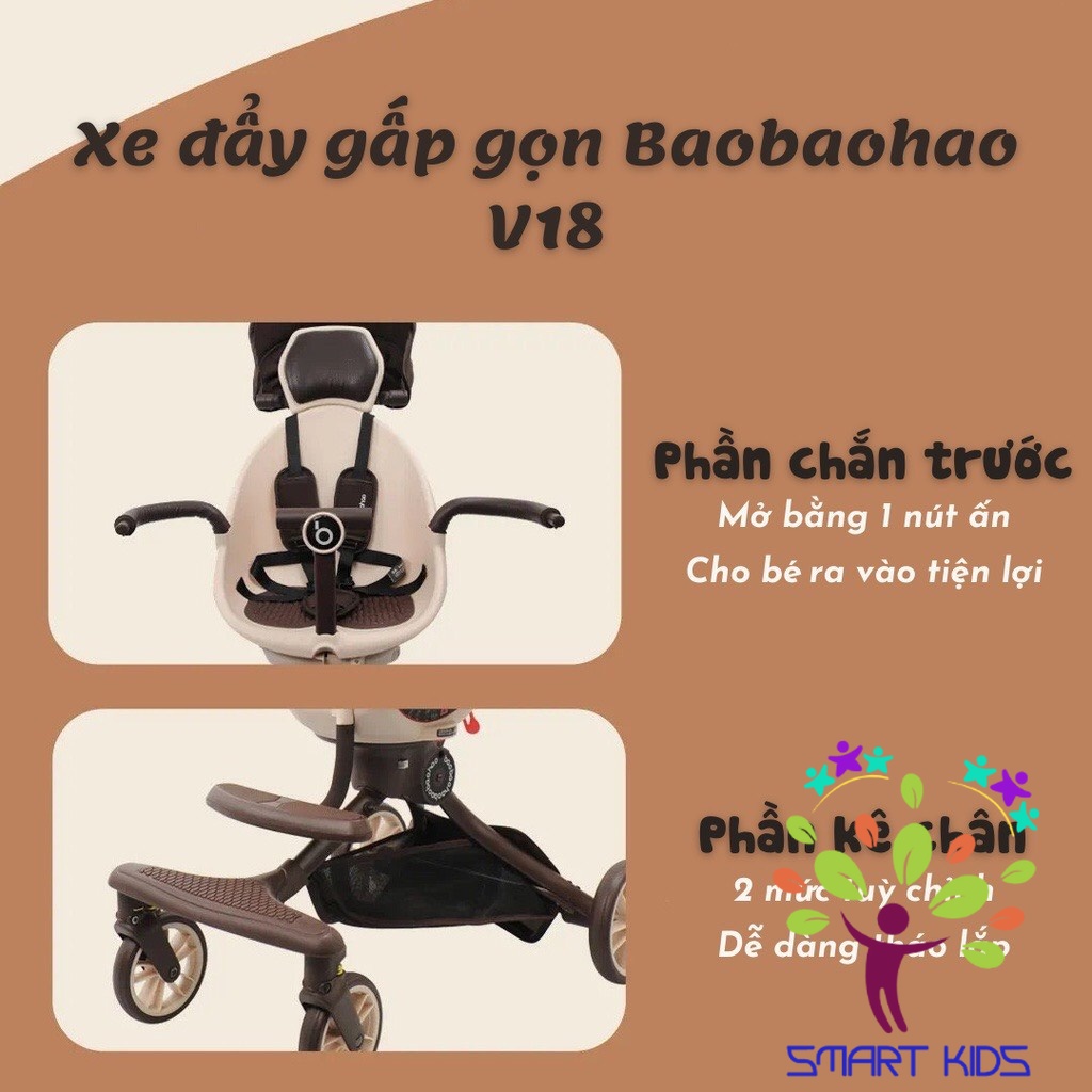 XE ĐẨY GẤP GỌN BAOBAOHAO V18