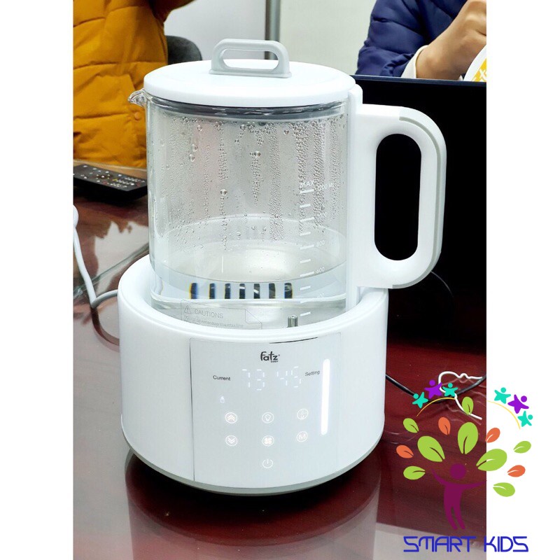 Bình thuỷ tinh thay thế máy đun nước và hâm nước pha sữa điện tử Fatz Baby Quick và multimax 1200ml không kèm nắp