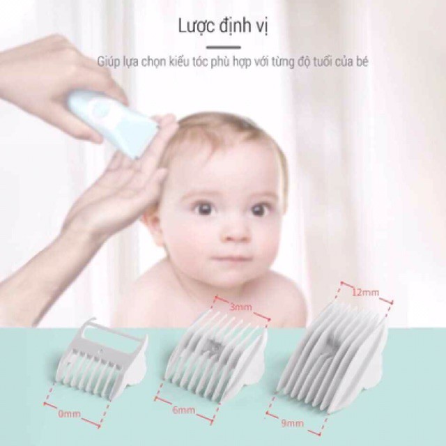 Tông đơ Chống Nước Cắt Tóc Cho Bé Doux Bebe DX 1326