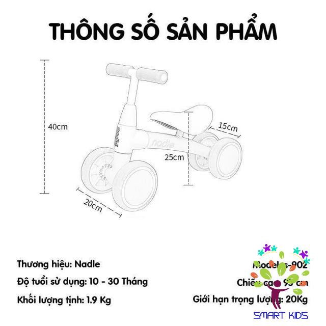 Xe chòi chân Mini chính hãng Nadle S-902