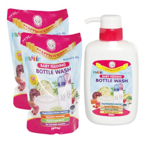 Nước rửa bình sữa an toàn Farlin