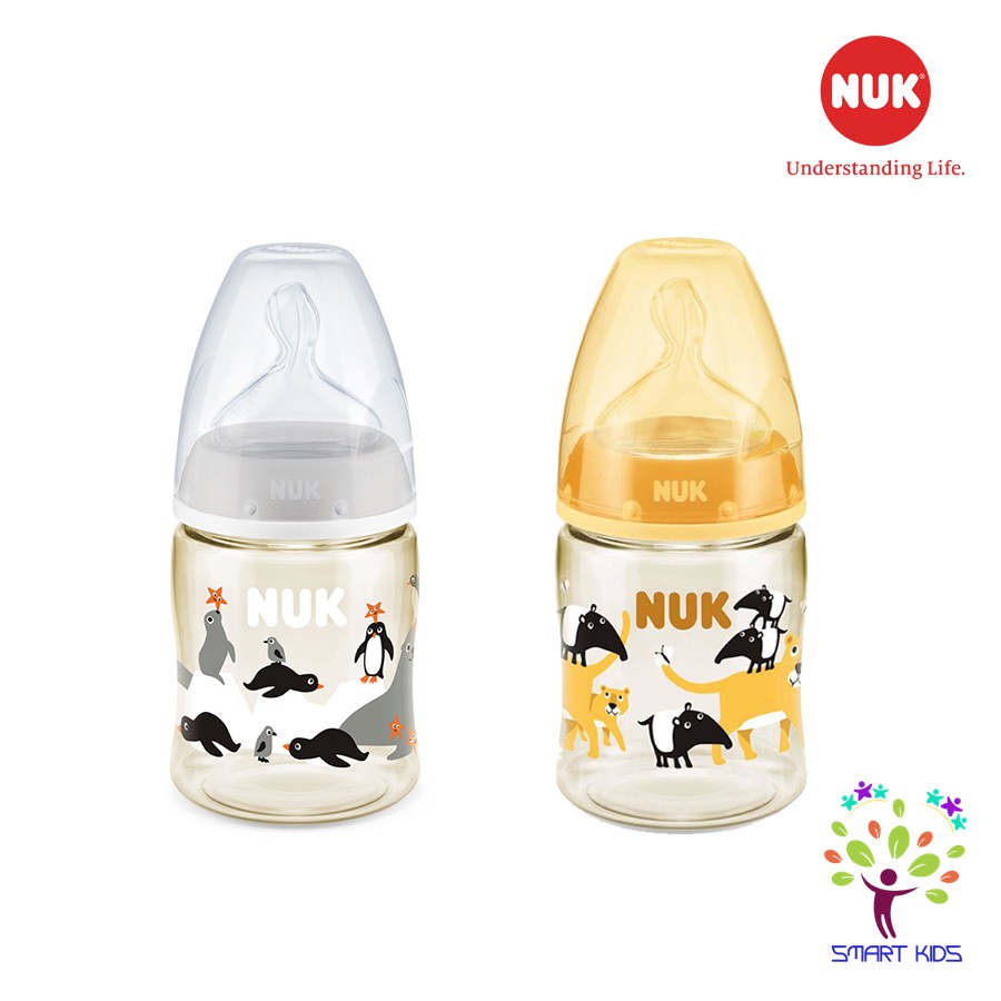 BÌNH SỮA NUK PREMIUM CHOICE+ NHỰA PPSU (ANIMALS) 150ml/300ml