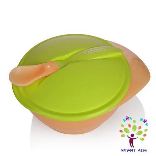 Bát & Thìa cảm ứng nhiệt kèm nắp Upass / UP5027Y