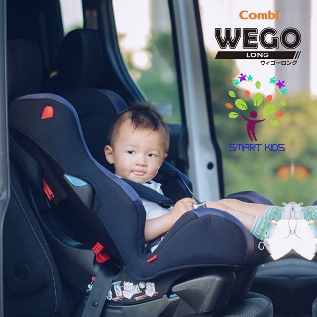 Ghế ngồi ô tô Combi Wego Long (0-7Y) xanh navy