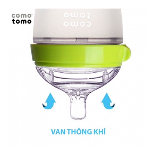 Bộ 2 bình sữa Comotomo chính hãng 150/250ml