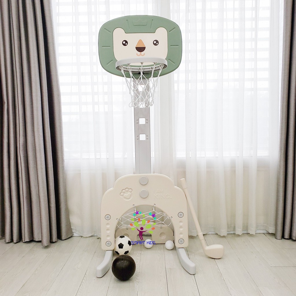 BỘ CẦU GÔN BÓNG RỔ LIÊN HOÀN 3IN1 HOLLA