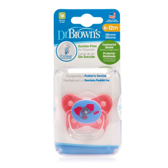 Ti giả Prevent silicone chỉnh nha cao cấp Dr Brown's