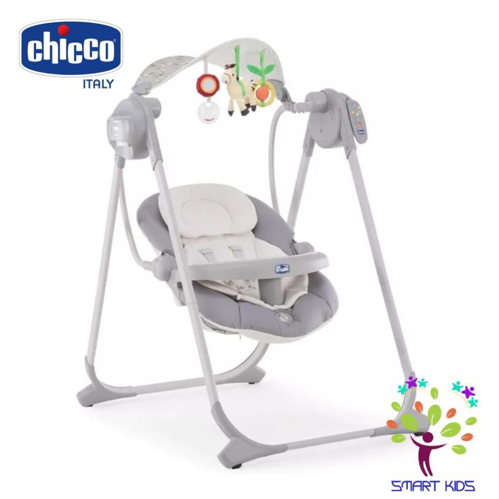 Xích đu Chicco Polly Swing màu bạc