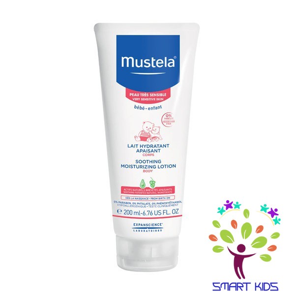 Lotion Dưỡng Thể Da Rất Nhạy Cảm MUSTELA Soothing Moisturizing Body Lotion 200ml