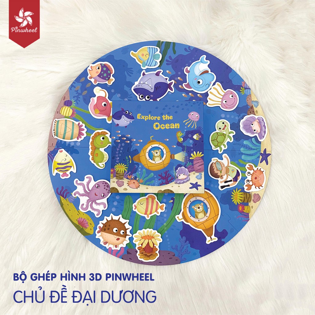 Bộ ghép hình 3D Pinwheel