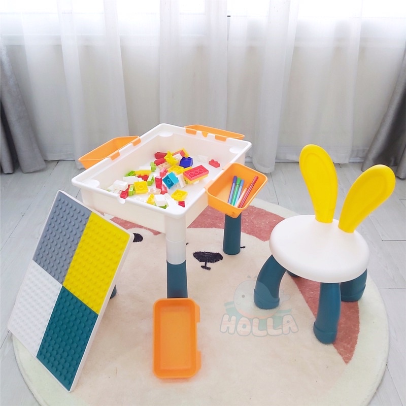 Bộ bàn lego nhỏ Holla có thể làm bàn học szie nhỏ