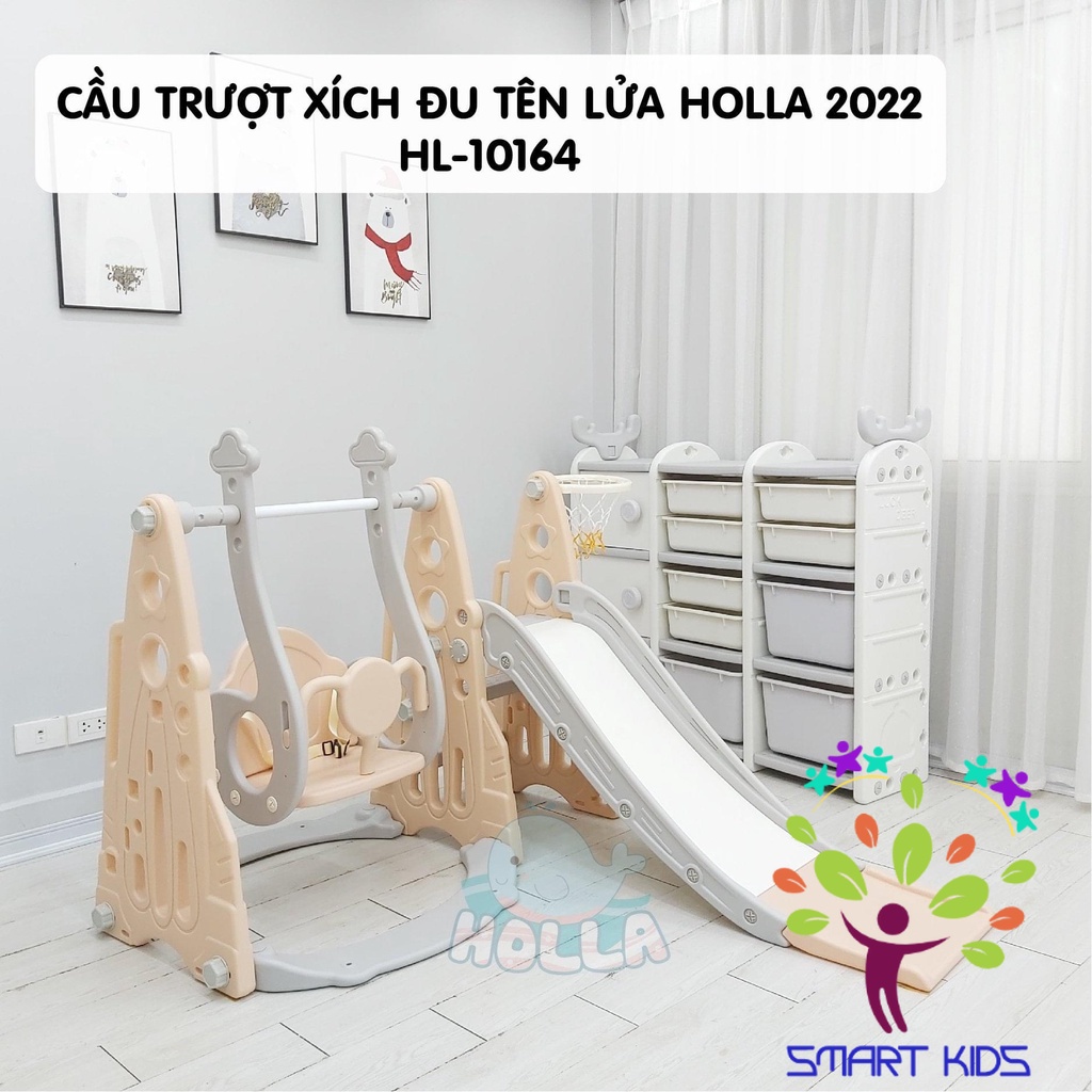 Cầu trượt xích đu tên lửa Holla HL-10164