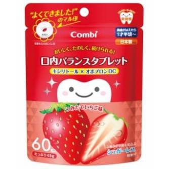 Kẹo ngậm chống sâu răng Teteo gói 60 viên Combi