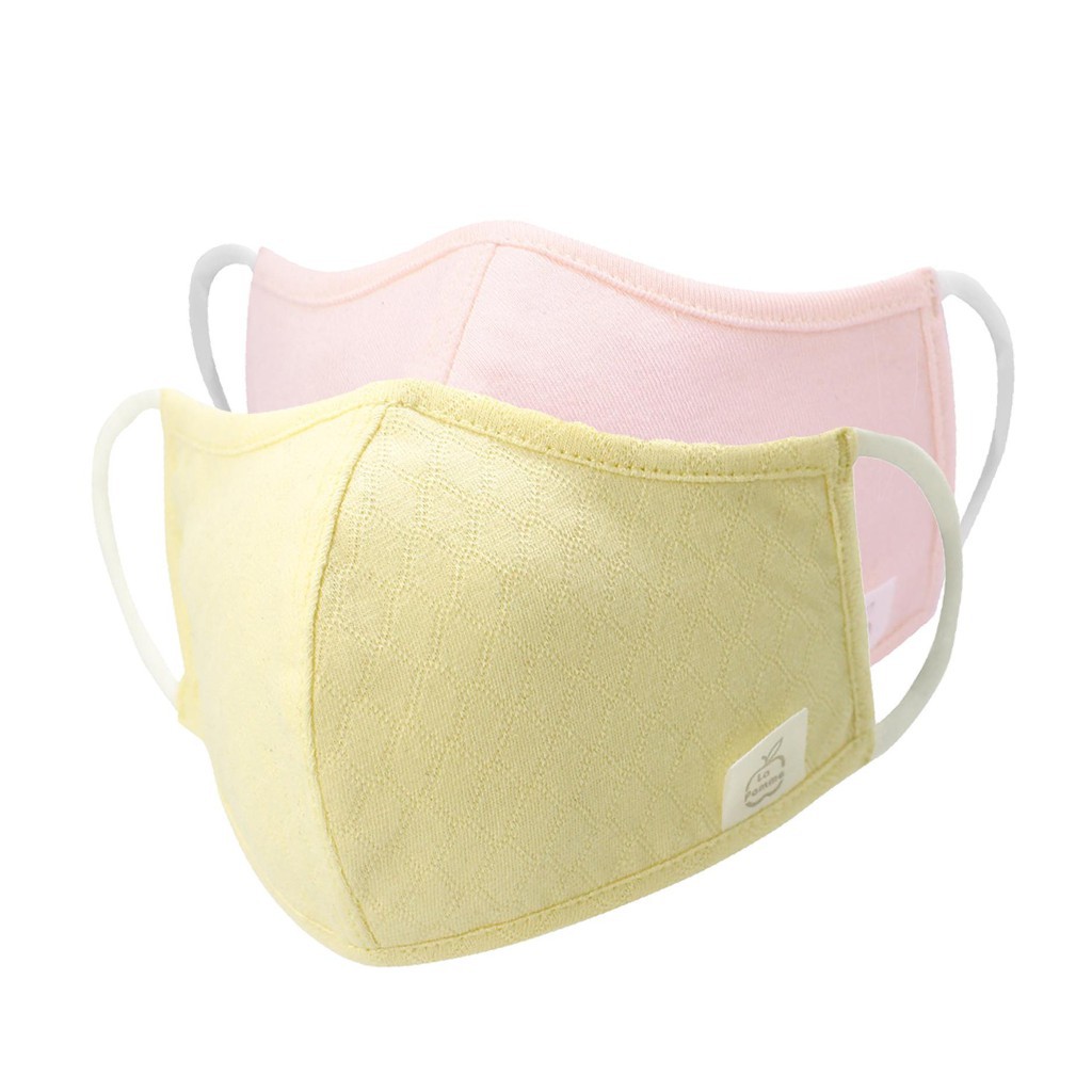 Set 2 chiếc khẩu trang 4 lớp cho bé La pomme 6m-5y