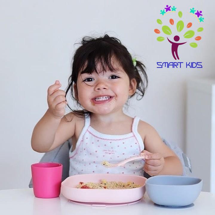 Bộ ăn dặm Silicone đế hít không đổ Beaba