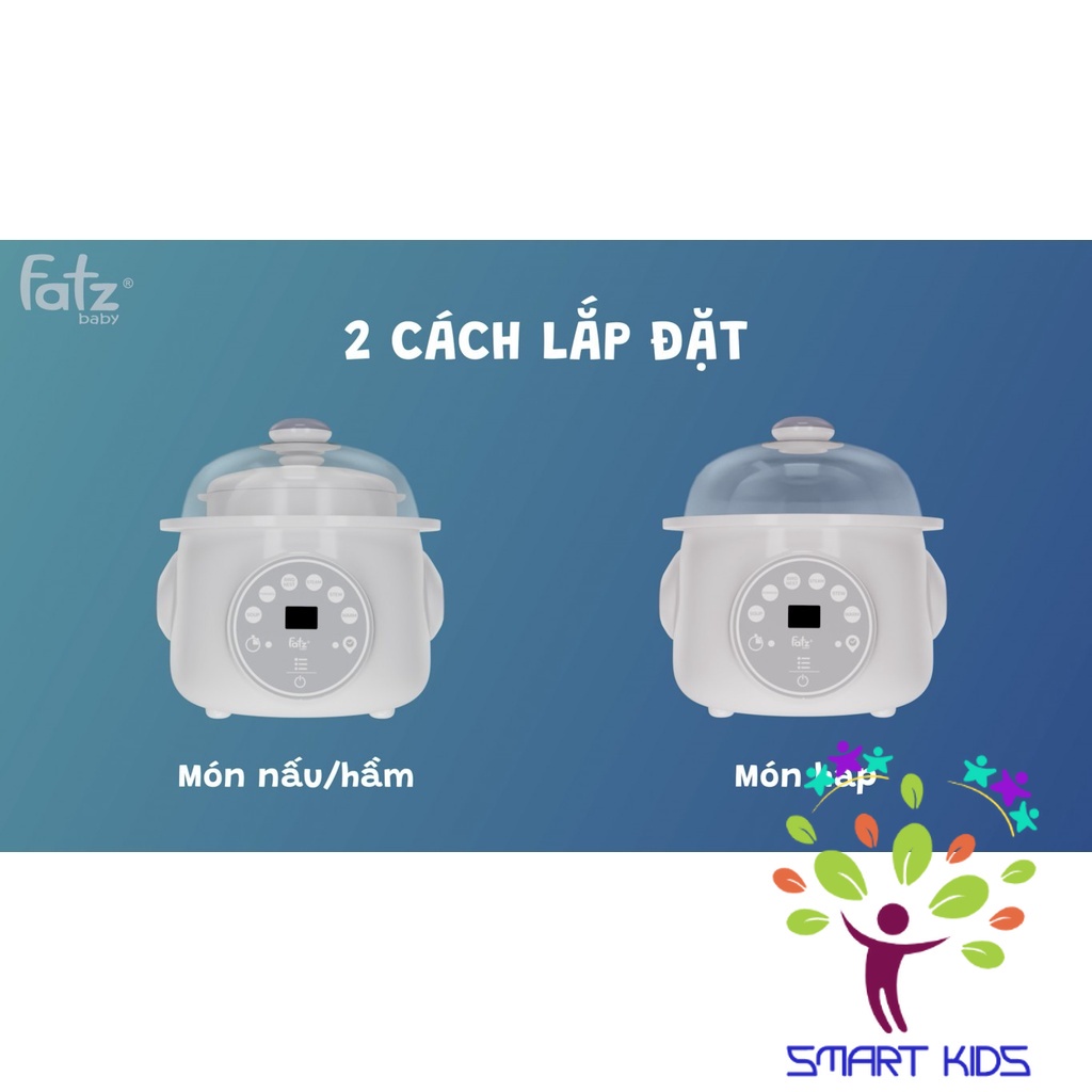 NỒI HẦM CÁCH THUỶ 2 TẦNG FATZ BABY 1.0L - STEW 2 - FB9110ZT