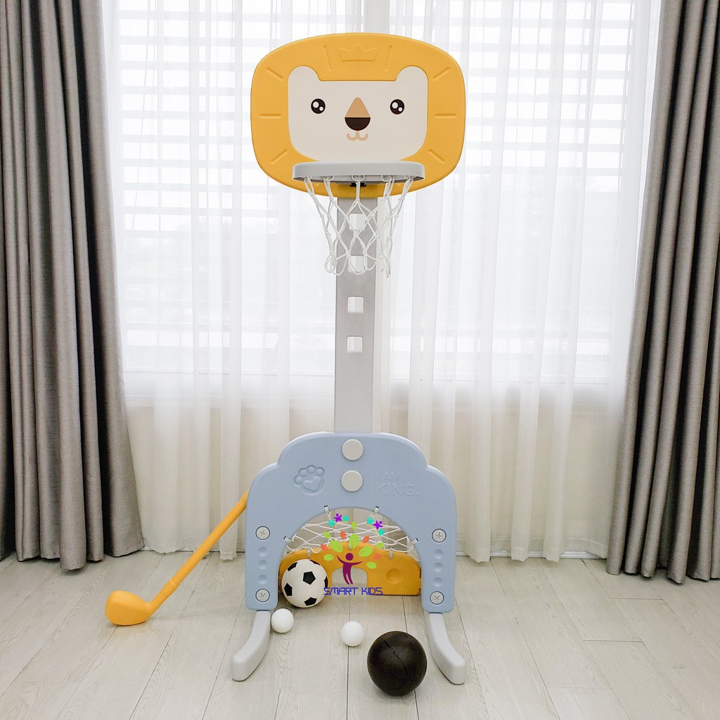 BỘ CẦU GÔN BÓNG RỔ LIÊN HOÀN 3IN1 HOLLA