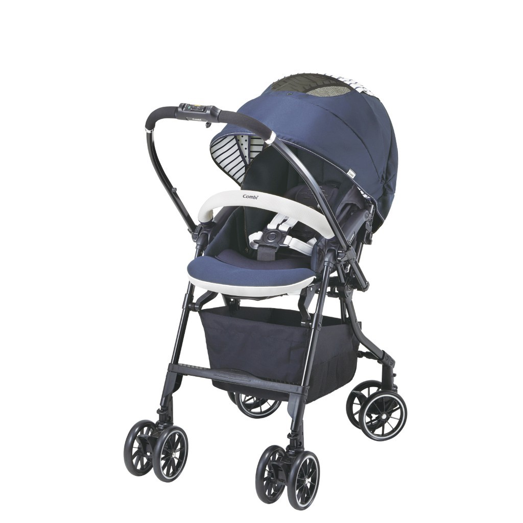 Xe đẩy Combi Mechacal Handy 4 bánh quay tự động