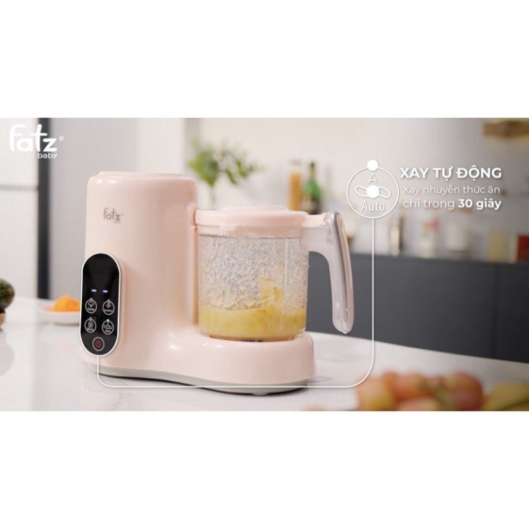 Máy Xay Hấp Thức Ăn Dặm Điện Tử Đa Năng AUTO 1 FATZ BABY FB9658MX