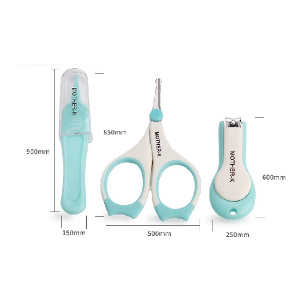 (Chính Hãng) BỘ CẮT MÓNG KÈM NHÍP MOTHER-K HÀN QUỐC