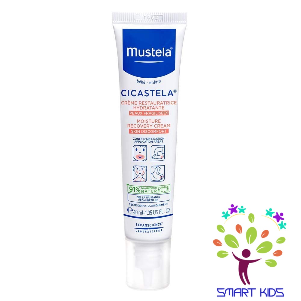Kem Phục Hồi Độ Ẩm Đa Năng MUSTELA Cicastela Moisture Recovery Cream 40ml