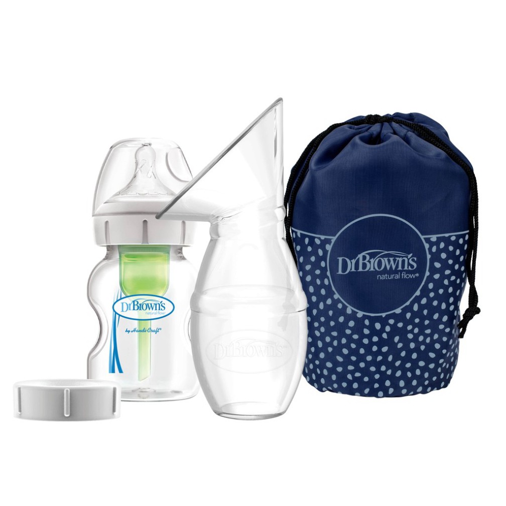 Bộ hút sữa và hứng sữa Silicone Dr Brown's