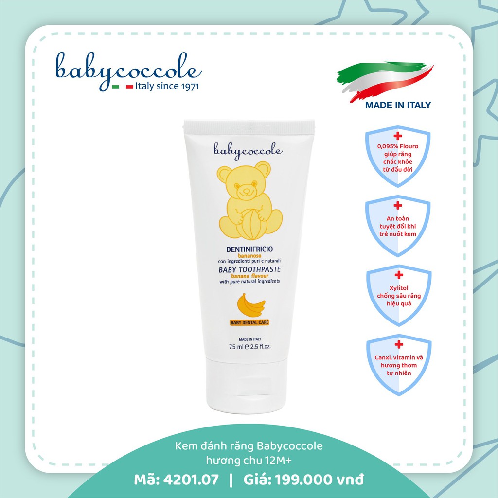 Kem đánh răng BABYCOCCOLE