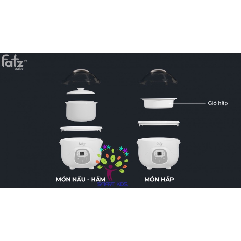 NỒI HẦM CÁCH THUỶ FATZ BABY 0.7L - STEW 1 - FB9107ZT