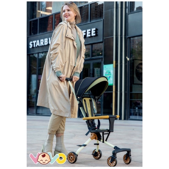 Xe đẩy gấp gọn đảo chiều Vovo VO-0206